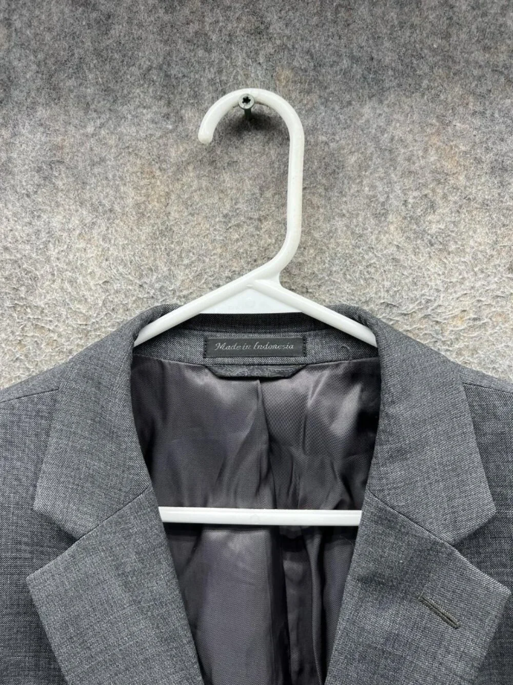 Lauren Ralph Lauren Blazer Mens 46L Gray Sport Coat Jacket Two Button Business